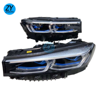 Phare LED laser pour BMW Série 7 G11G12 2019-2024 Système d'éclairage automobile 740i 750i Phare avant LED pour voiture