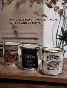 Squisita Boutique di fascia alta espositore interno retrò latta Aroma per la casa candela Aroma regalo candela - Product Image 6