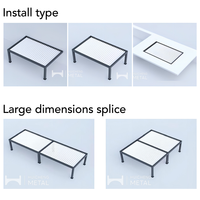 Pergola de jardin autoportante moderne, imperméable, écologique, avec toit à lames orientables télécommandées, système bioclimatique en aluminium pour cour arrière