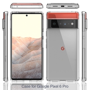 Coque transparente en Tpu pour Google <span class=keywords><strong>Pixel</strong></span> <span class=keywords><strong>6</strong></span> Pro pour Google <span class=keywords><strong>Pixel</strong></span> <span class=keywords><strong>6</strong></span> Coque de téléphone transparente Couvertures mobiles - Product Image 2