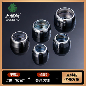 Soporte esférico Wukeshu de acero inoxidable engrosado 19 22 25 28 32 para barra de armario y baño - Product Image 4