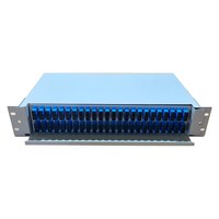 Panneau de distribution de fibres 2U 96 ports, boîte de raccordement de fibres optiques ODF, panneau de brassage optique, tiroir optique