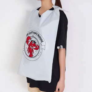 Babero de langosta personalizado, delantal desechable de barbero, <span class=keywords><strong>Baberos</strong></span> <span class=keywords><strong>desechables</strong></span> estampados personalizados para adultos - Product Image 1