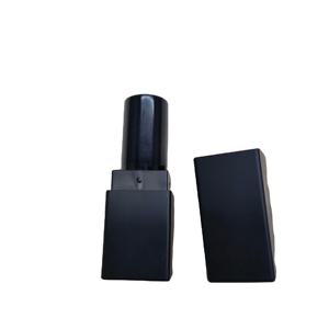 卸売ブラックマットスクエアプラスチックリップグロスチューブ空口紅容器カスタムサービスDIY口紅金型 - Product Image 1