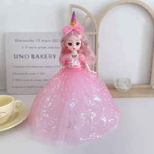 Grande 50cm Set di bambola principessa peluche dai capelli lunghi <span class=keywords><strong>bambina</strong></span> regalo di danza elfo principessa giocattolo per matrimoni e occasioni speciali - Product Image 2