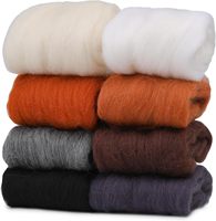 36Colors Needle Felting Wool Fibre Wool Yarn Roving DIY Craft Materials