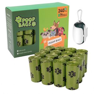 Bolsa para excrementos de mascotas compostable, resistente a desgarros, ultra gruesa y fuerte, biodegradable y ecológica. - Product Image 1