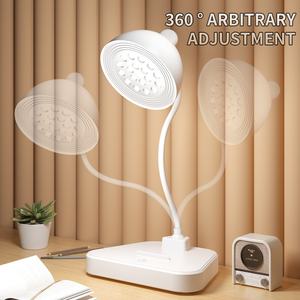 Lámpara de Escritorio LED para Lectura, Protección Ocular, 1200mA, Ideal para Dormitorios y Habitaciones, Lámpara de Noche - Product Image 4