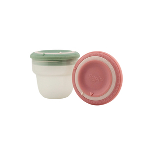 Vente directe de pots de sevrage manuels en PP recyclé, réutilisables, pour un rangement et une alimentation pratiques - Product Image 1