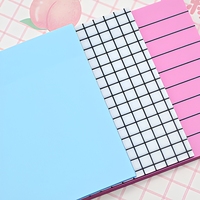 Notes autocollantes pour animaux de compagnie bloc-notes étudiant autocollants créatif bloc-notes collant étudiant Message d'information livre transparent