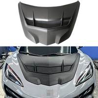 Capot avant en fibre de verre non peint de style ZR1 pour Corvette C8 Stingray C8 E-ray Z06 Cabriolet 2019+