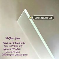 3.2mm ultra White Embossed Tempered Glass Solar Panel, Photovoltaic Module, New and Customizable Power Generation Panel