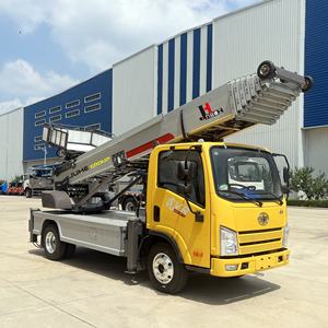 JIUHE <span class=keywords><strong>Camión</strong></span> Elevador de Escalera Aérea de 32m, <span class=keywords><strong>Plataforma</strong></span> Estable y Fiable para Transporte de Materiales - Product Image 2