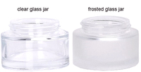 Hochwertige Mattglas-Kosmetikbehälter für Gesichts- und Körpercreme 15g 30g 50g 100g 150g 200g Glas-Kosmetikdosen mit Bambus-Schraubverschluss