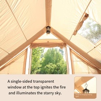 Tente Gonflable d'Extérieur Portable 6.3 Étanche Quatre Saisons pour Voyage et Camping Familial Style Toit