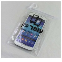 Sacs en PVC personnalisés en gros avec fermeture éclair et impression en gravure, résistants à l'humidité pour téléphones et étuis de téléphone, petits emballages