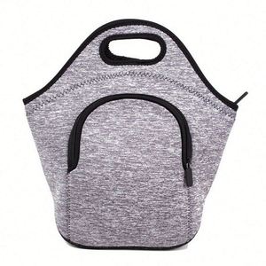 Sac à déjeuner isotherme pour enfants, réutilisable, lavable, en néoprène extra épais, avec poche extérieure - Product Image 3