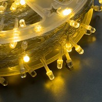 Neue LED 30m 50m Luces De Navidad Weihnachts baum Cafe Außen dekoration Blitz modus PVC Twinkle Fairy String Lights