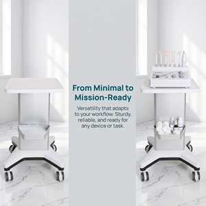 Chariot de beauté multifonctionnel avec étagère de rangement pour salon professionnel et support d'appareils de spa médical - Product Image 4
