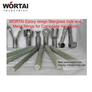 Wortai MÁY TÍNH TIỀN Rod Sợi Thủy Tinh Gia Cố Nhựa FRP Cách Nhiệt Rod Lõi Rắn Rod của Composite Cách Điện surge arrester cách điện - Product Image 3