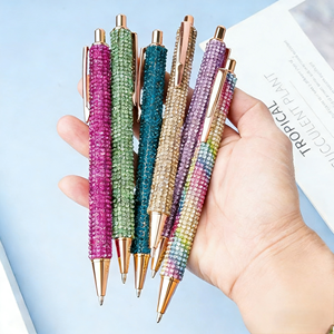 <span class=keywords><strong>Stylo</strong></span> bille métallique scintillant rétractable multicolore, idéal pour les cadeaux, les fêtes, les sacs de <span class=keywords><strong>goodies</strong></span> d'anniversaire, vente en gros - Product Image 4