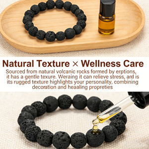 Perles en <span class=keywords><strong>pierre</strong></span> <span class=keywords><strong>de</strong></span> <span class=keywords><strong>lave</strong></span> naturelle en gros, 4/6/8/10/12/14/16 mm, perles rondes en <span class=keywords><strong>pierre</strong></span> <span class=keywords><strong>de</strong></span> <span class=keywords><strong>lave</strong></span> pour <span class=keywords><strong>la</strong></span> fabrication <span class=keywords><strong>de</strong></span> bracelets/colliers - Product Image 3