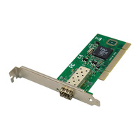 Carte réseau fibre optique Ethernet ST7263 avec port optique interne unique/SFP 1000 Mbps pour ordinateur de bureau en stock