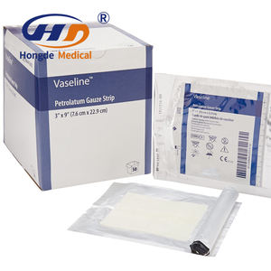 ผ้าก๊อซวาสลีนสำหรับแต่งแผลผ้าโปร่งวาสลีนผ้าก๊อซทำจากปิโตรเลียมผ่านการฆ่าเชื้อแบบใช้แล้วทิ้ง - Product Image 2