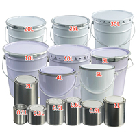Seau carré en fer blanc durable et antirouille 200L, recyclable et écologique, pour applications de peinture à l'émulsion, revêtements et utilisation de l'essence