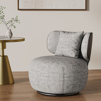 Chaise de canapé pivotante simple lumière luxe salon balcon chaise de loisirs créative chaise de négociation réception minimaliste