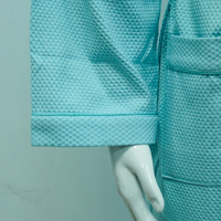 Peignoir de bain en tissu éponge avec capuche, style enveloppant de luxe, pour hôtels, spas et auberges, pour adultes, fournisseur professionnel
