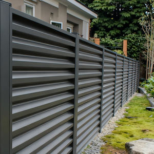 New Arrival Wholesale Price <strong>Meta</strong> Louver Fencing OEM/ODM Custom Prefabricated Louver Fence for Industrial Area - Product Image 4
