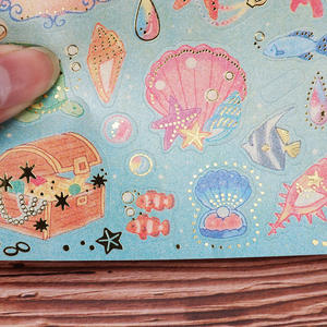 Fée <span class=keywords><strong>princesse</strong></span> série autocollant papier Scrapbooking autocollants enfants cahier Skateboard fête décoration 1 feuille/paquet - Product Image 4