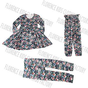 DH ODM pantalones de ninas boutique estilo personalizado Navidad bebé invierno primavera ropa niñas Pantalones - Product Image 2