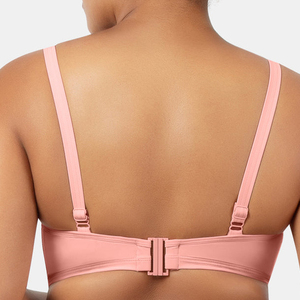 Ladymate ODM/OEM Übergröße Bademode Damen Balkonette <span class=keywords><strong>Bikini</strong></span>-Top Unterwäsche Langstreifen-Schwimmtöpfe Übergröße Bademode - Product Image 3