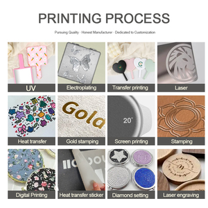 <span class=keywords><strong>Miroir</strong></span> de maquillage portable extra large pour barbier, grand angle, antidérapant, texturé, pour salon de coiffure professionnel, logo personnalisé - Product Image 6