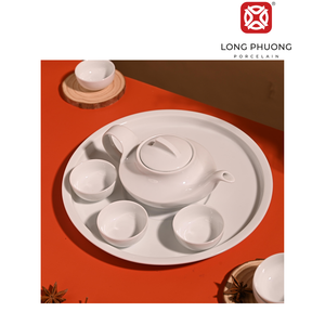 OEM/ODM service à thé en céramique et porcelaine de luxe personnalisé vintage de petite taille pour restaurant/hôtel-Long Phuong Group Supplier - Product Image 1