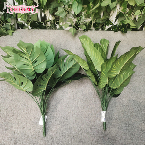 Muestra gratis hojas artificiales Tortuga Verde <span class=keywords><strong>Hoja</strong></span> hogar decorativo falso <span class=keywords><strong>de</strong></span> <span class=keywords><strong>hoja</strong></span> <span class=keywords><strong>de</strong></span> Monstera - Product Image 3