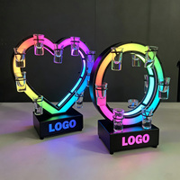 Support de verres à shot en plastique LED rechargeable à 18 trous, présentoir de bar pour discothèque et service
