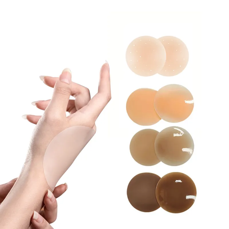 Sexy Reusable Silica Gel Nipple Cover Comfortable Adhesive Silicone Nipple Cover For Dress Silicone Matte Nipple Cover