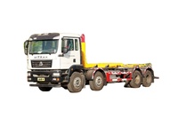 Camion de transfert et de collecte des déchets Sinotruk Shandeka 8x4 avec conteneur