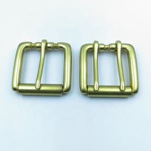 Sing Prong Dubbele Tanden Massief Messing <span class=keywords><strong>Roller</strong></span> Riem Pin Gesp Voor Mannen 1 1/2 Inch 1.5 Inch 38Mm 40Mm - Product Image 1