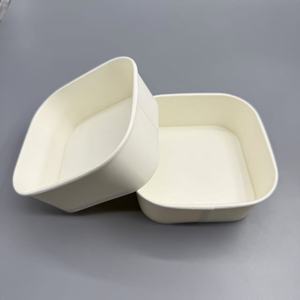 Contenants alimentaires jetables imprimés, bols ronds en papier kraft pour soupes chaudes - Product Image 3