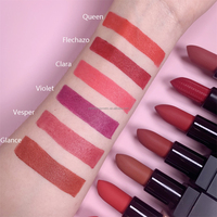 Maquillage tendance haut de gamme Conception personnalisée Créez votre propre marque Golden Rose Nude Water Proof Custom Vegan Stain Solid Lipstick