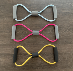 Bán Sỉ Dây Tập Yoga TPE Hình 8 Inch Dây Kháng Lực Tập Thể Dục Dây Kháng Lực Đàn Hồi Yoga - Product Image 6
