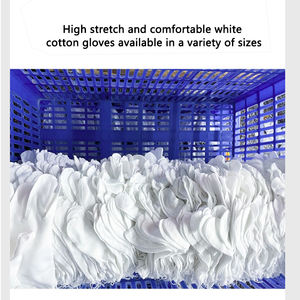 Guantes blancos de bienvenida Etiqueta Algodón puro Guantes DE TRABAJO finos antiguos Guantes de mano para Conductor de joyería - Product Image 4