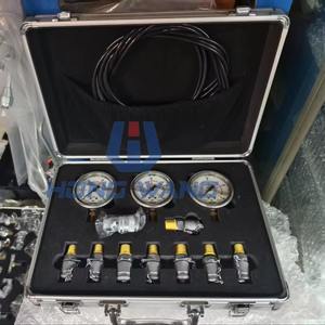 Outils de diagnostic pour excavatrices, manomètre hydraulique, 5 jauges, boîtier en acier inoxydable OEM, jauges de test de pression hydraulique - Product Image 1