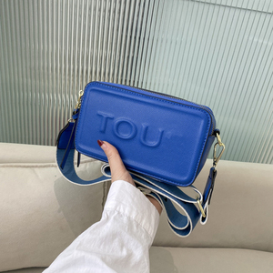 Nuevo estilo, bolsa de cámara de color sólido personalizada, bolsa de mensajero de mano simple a la moda para mujer - Product Image 5