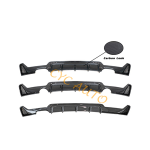 Nuevo Difusor de Parachoques Trasero Cromado+Negro+Plateado CYC-AUTO F32/F36, Escape Simple/Doble, Estilo MP, Serie 4 Coupé 440i/430i, 100% Compatible - Product Image 6