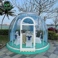 Son bébé Offres Spéciales petite maison Huit à dix personnes salle à manger tente à bulles dôme géodésique tente lucarne pour Bubble Room Resort
